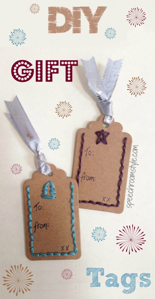 Easy Christmas Crafts 6 DIY Gift Tags Speech Room Style