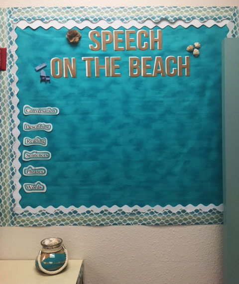speech on the beach ladder